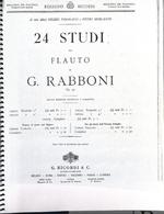 24 studi per flauto, op. 49 / di G. Rabboni.